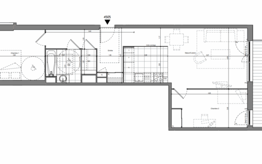 Appartement 3 pièces de 68m²  à Chambéry