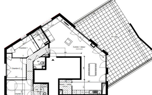 Appartement 4 pièces de 102.2m²  à Rillieux-la-Pape