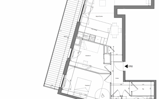 Appartement 3 pièces de 67m² à Chambéry