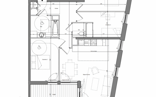 Appartement 4 pièces de 78m²  à Chambéry